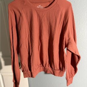 Hollister Coral Ribbed Top